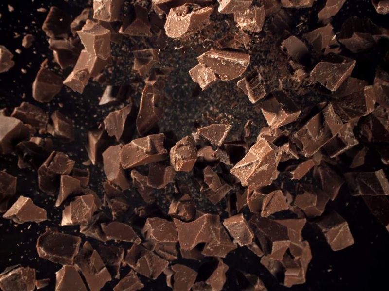 Milk chocolate crumble